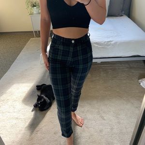 brandy melville plaid pants